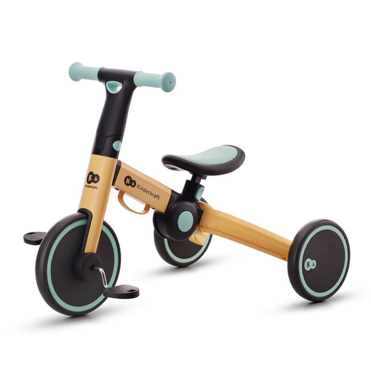 Triratis balansinis dviratukas KINDERKRAFT 4TRIKE, mėlynas (sunflower blue)