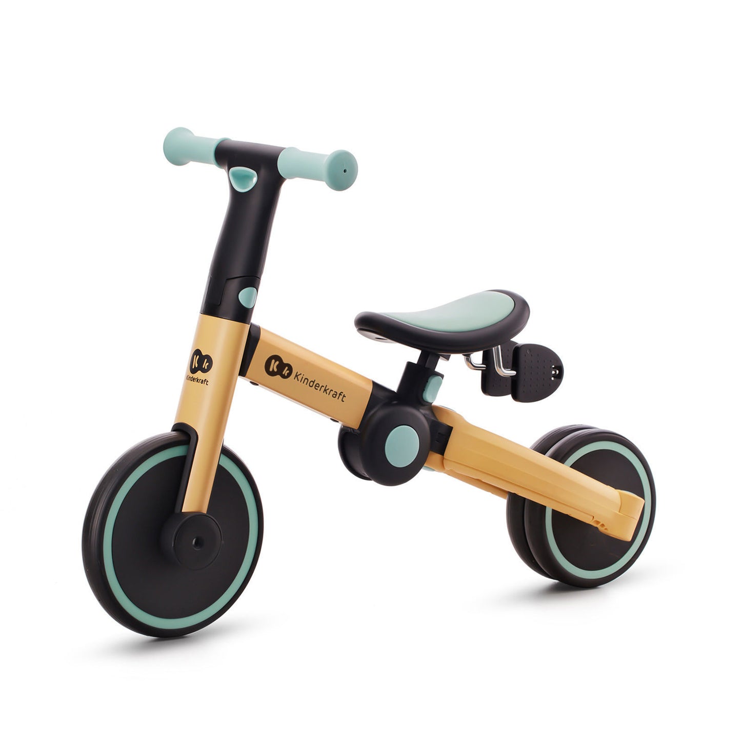 Triratis balansinis dviratukas KINDERKRAFT 4TRIKE, mėlynas (sunflower blue)