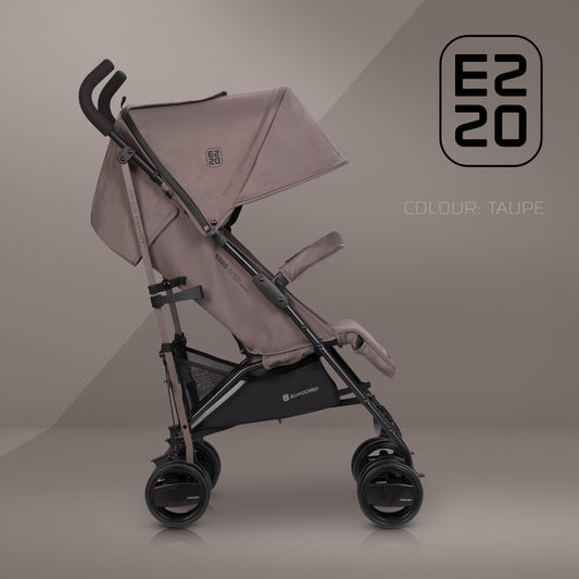 Vežimėlis EURO-CART ezzo, pilkai rudas (taupe)