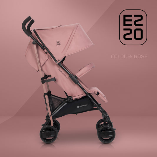 Vežimėlis EURO-CART ezzo, rožinis (rose)