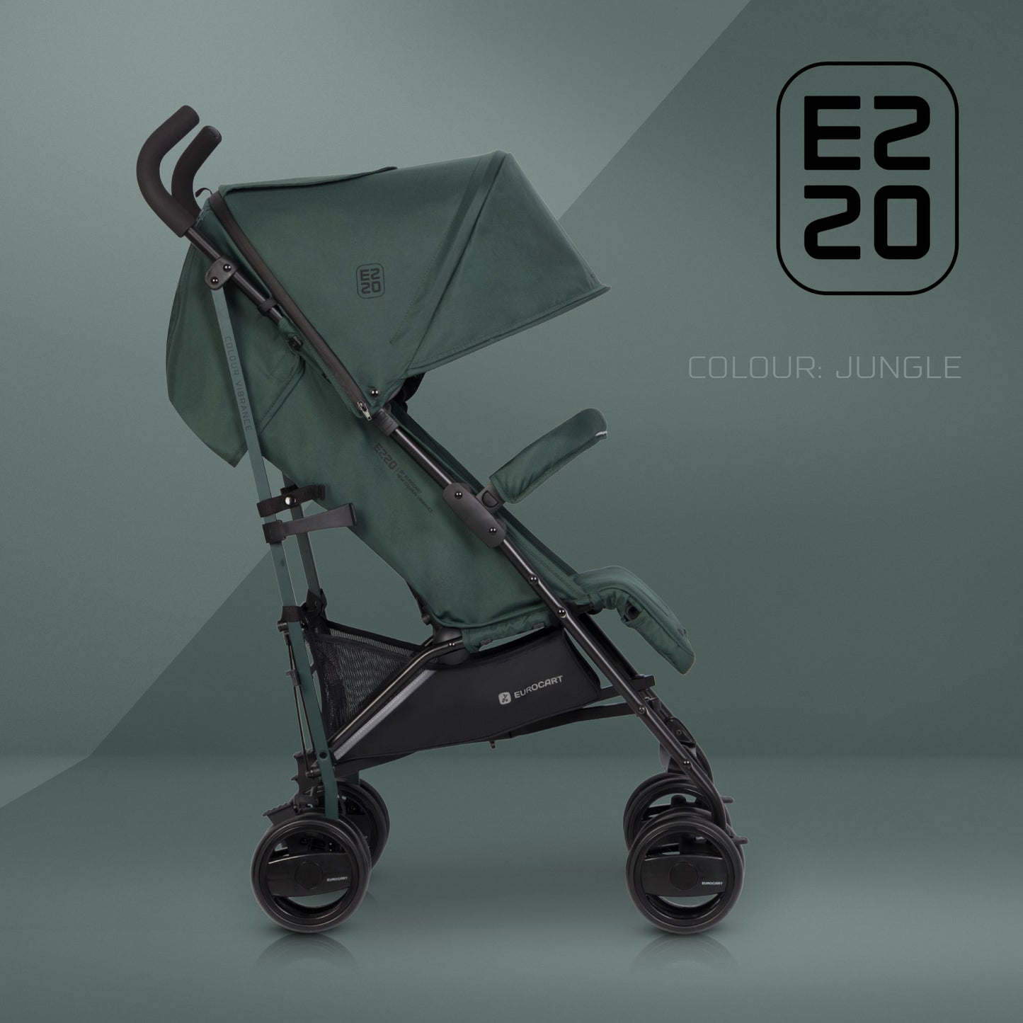 Vežimėlis EURO-CART ezzo, žalias (jungle)