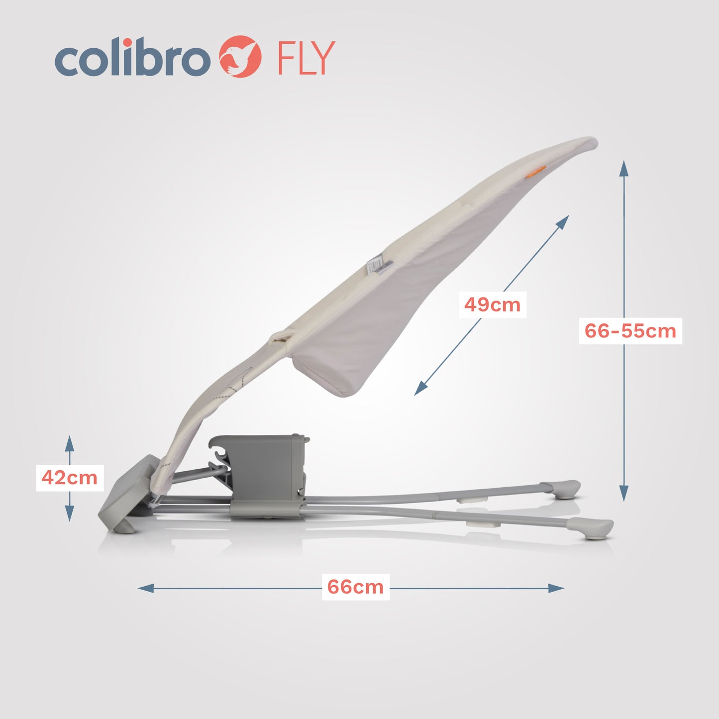 Ergonominis vaikiškas gultukas COLIBRO FLY ALMOND