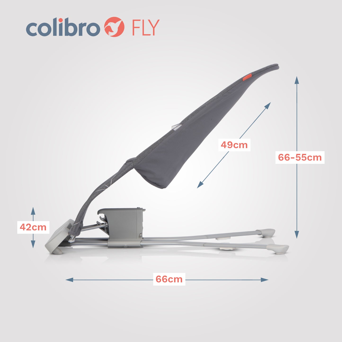 Ergonominis vaikiškas gultukas COLIBRO FLY ONYX