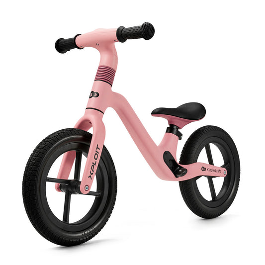 Vaikiškas balansinis dviratukas KINDERKRAFT XPLOIT, rožinis (bubblegum pink)