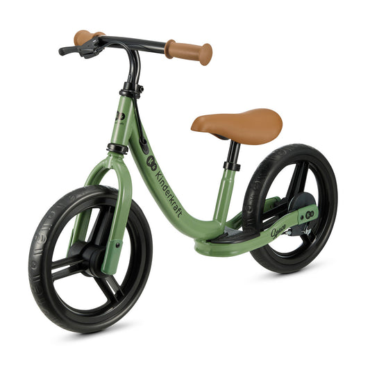 Vaikiškas balansinis dviratukas KINDERKRAFT SPACE, šviesiai žalias (light green)
