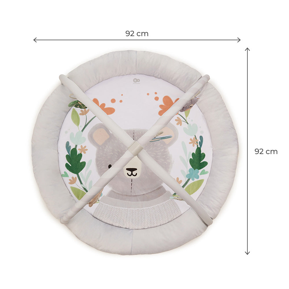 Lavinamasis kilimėlis Kinderkraft Cozyplay, pilkas