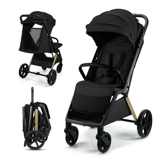 Vežimėlis KINDERKRAFT LOOM, juodas (ink black)