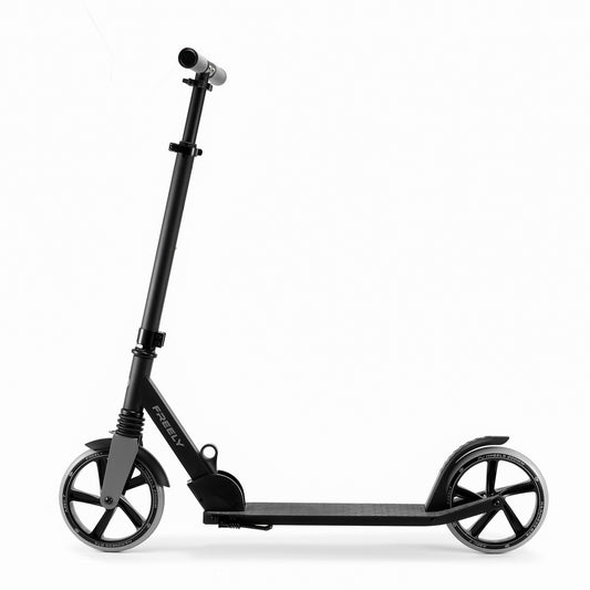 Paspirtukas KINDERKRAFT FREELY, juodas