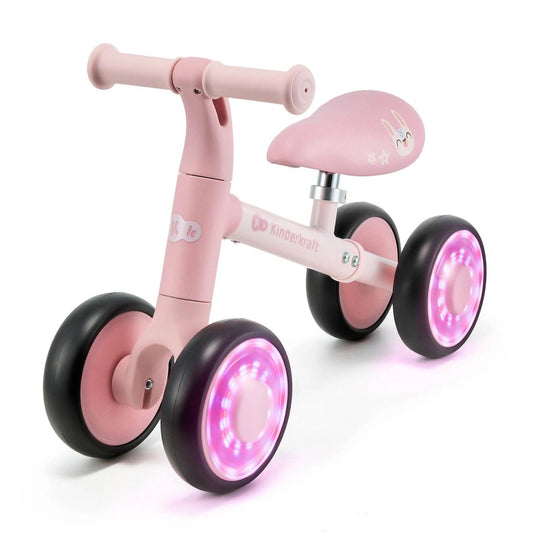 Vaikiškas mini balansinis dviratukas KINDERKRAFT CUTIE FLASH, rožinis