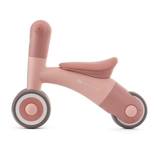 Vaikiškas triratukas–balansinis dviratukas KINDERKRAFT MINIBI,  rožinis (candy pink)