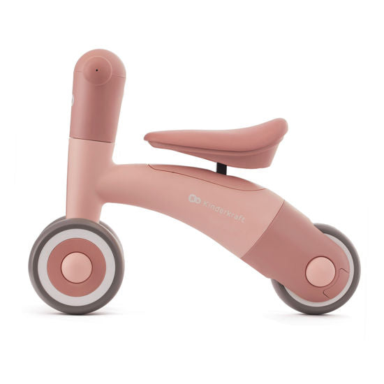 Vaikiškas triratukas–balansinis dviratukas KINDERKRAFT MINIBI,  rožinis (candy pink)