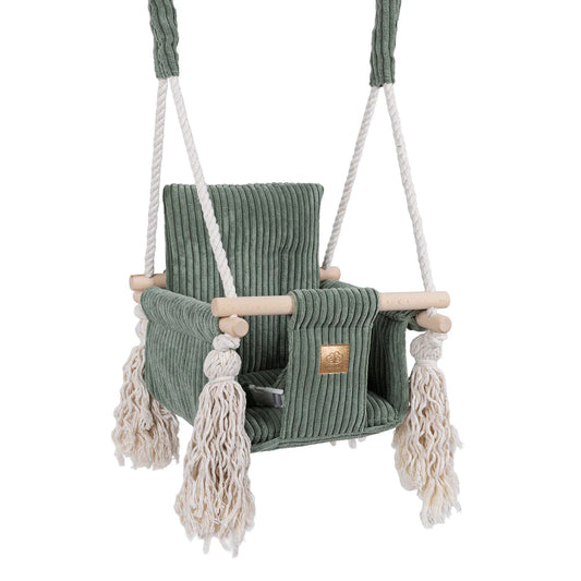 Vaikiškos vidaus supynės - Olive Green