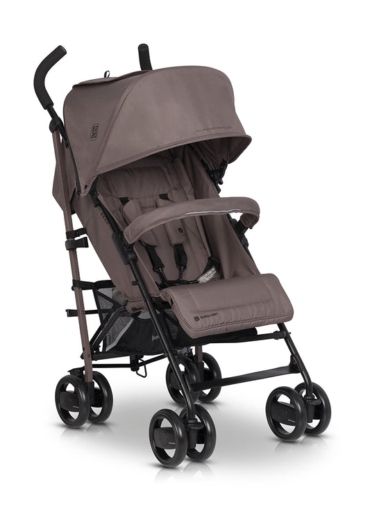 Vežimėlis EURO-CART ezzo, pilkai rudas (taupe)