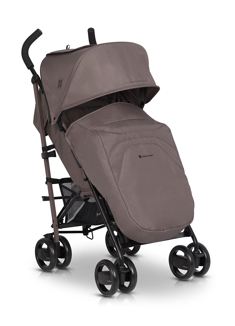 Vežimėlis EURO-CART ezzo, pilkai rudas (taupe)