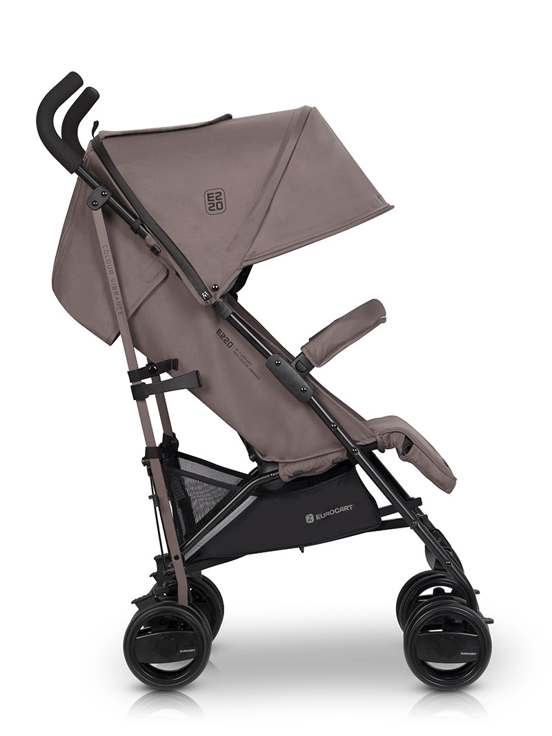 Vežimėlis EURO-CART ezzo, pilkai rudas (taupe)