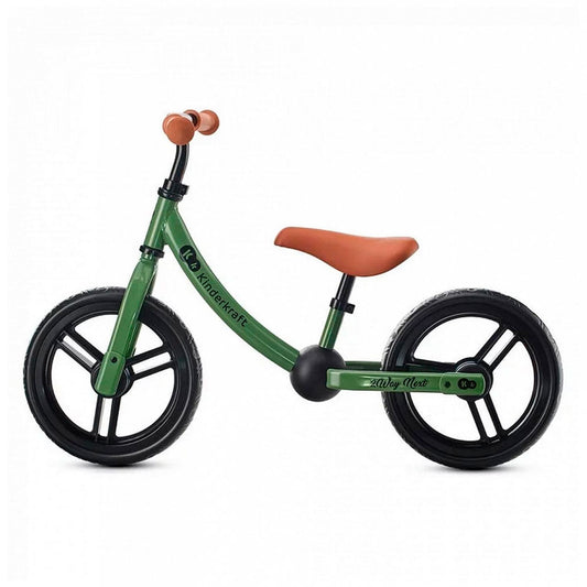 Vaikiškas balansinis dviratukas KINDERKRAFT 2WAY NEXT, šviesiai žalias (light green)