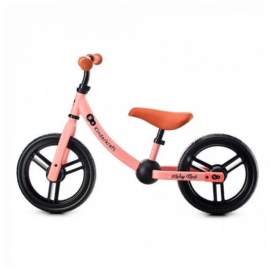 Vaikiškas balansinis dviratukas KINDERKRAFT 2WAY NEXT, rožinis (rose pink)