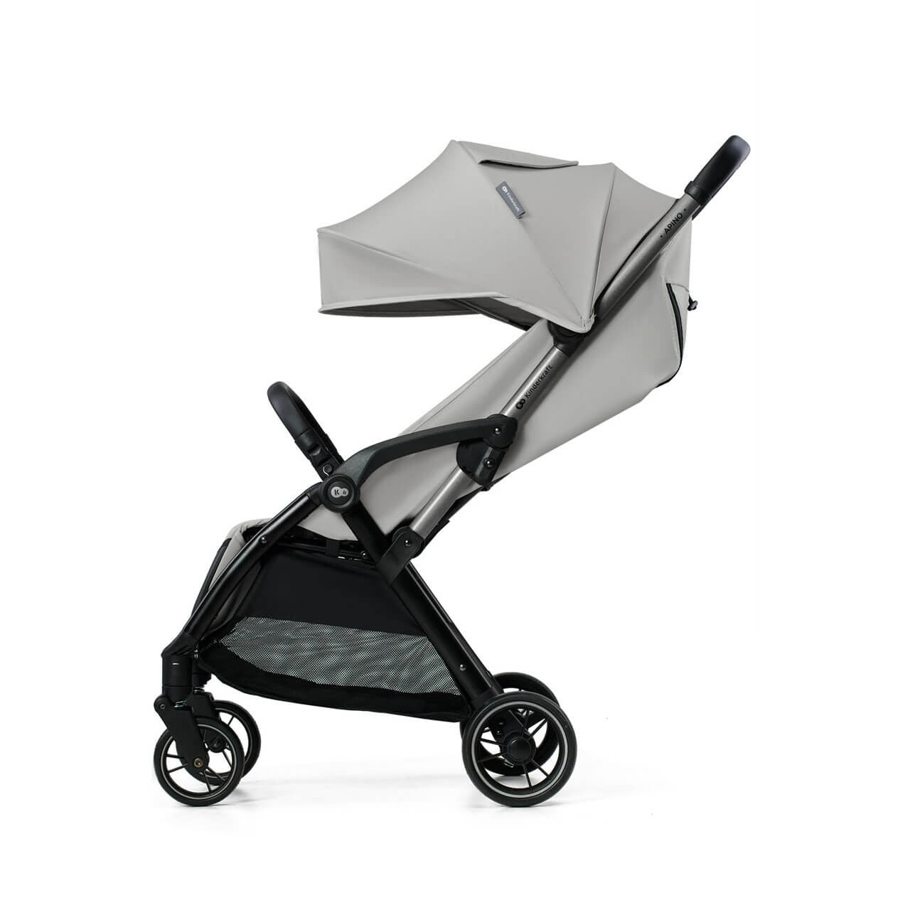 Vežimėlis KINDERKRAFT APINO, pilkas (dove grey)