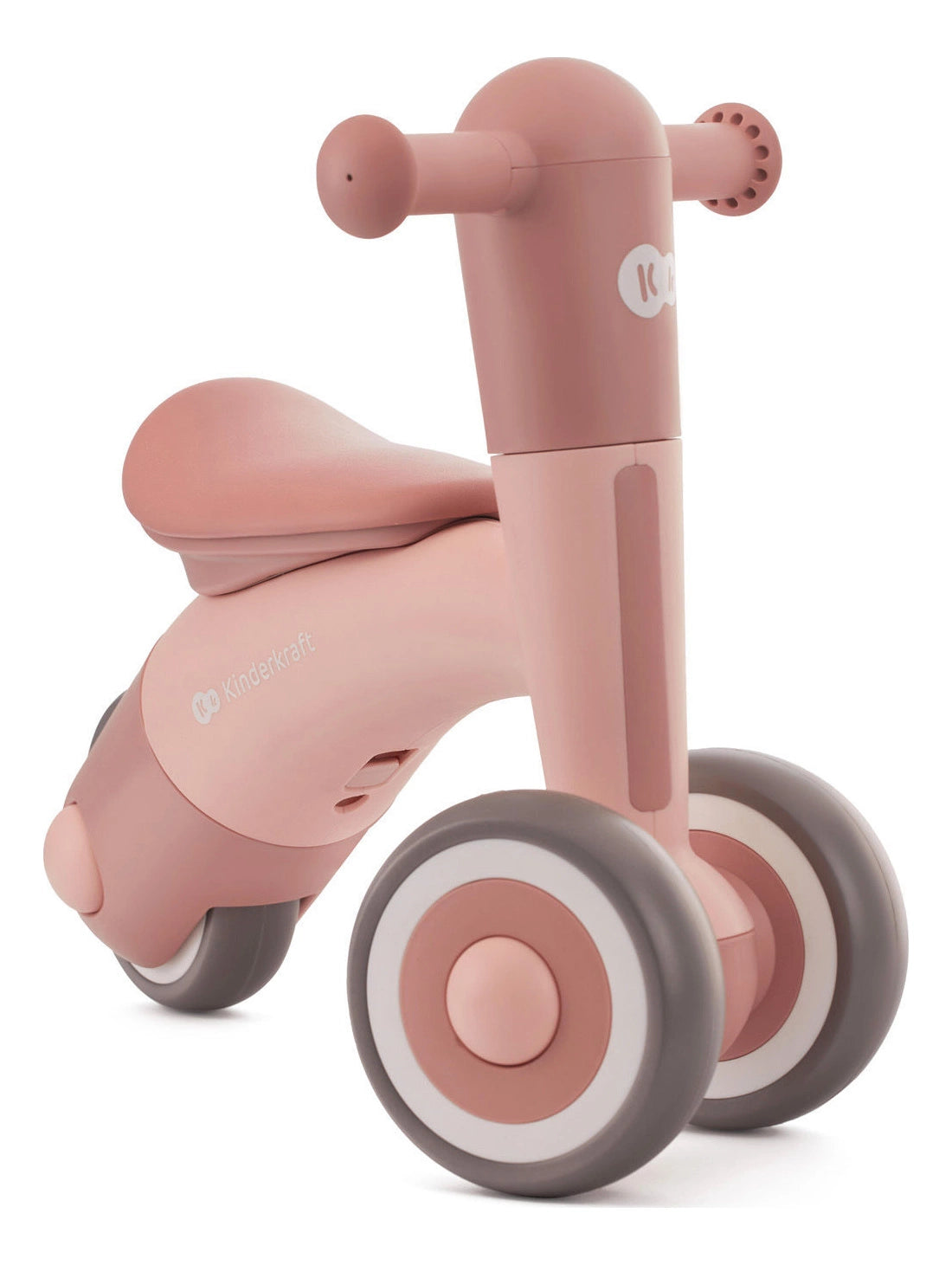 Vaikiškas triratukas–balansinis dviratukas KINDERKRAFT MINIBI,  rožinis (candy pink)