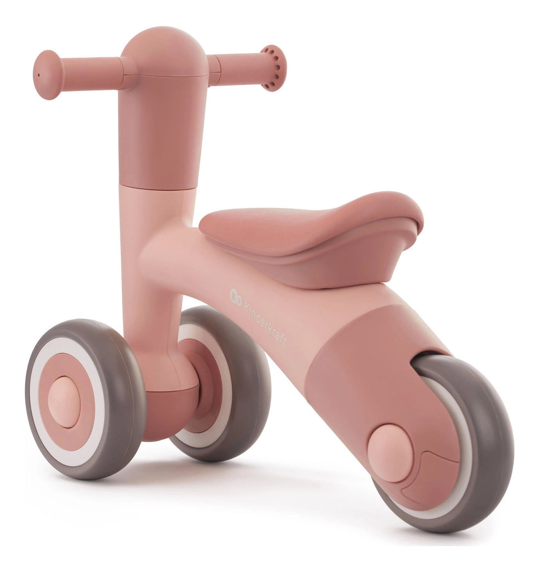 Vaikiškas triratukas–balansinis dviratukas KINDERKRAFT MINIBI,  rožinis (candy pink)