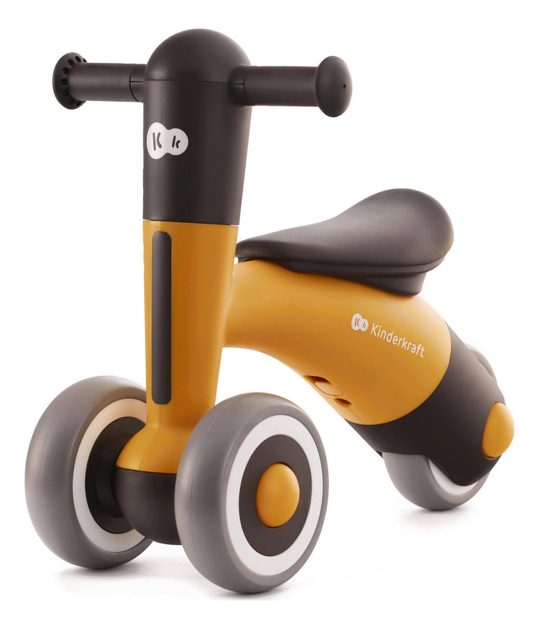 Vaikiškas triratukas–balansinis dviratukas KINDERKRAFT MINIBI, gelsvas (honey yellow)