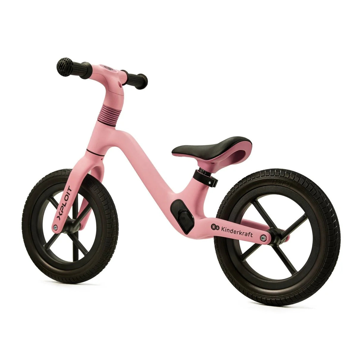 Vaikiškas balansinis dviratukas KINDERKRAFT XPLOIT, rožinis (bubblegum pink)