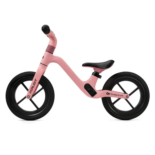 Vaikiškas balansinis dviratukas KINDERKRAFT XPLOIT, rožinis (bubblegum pink)