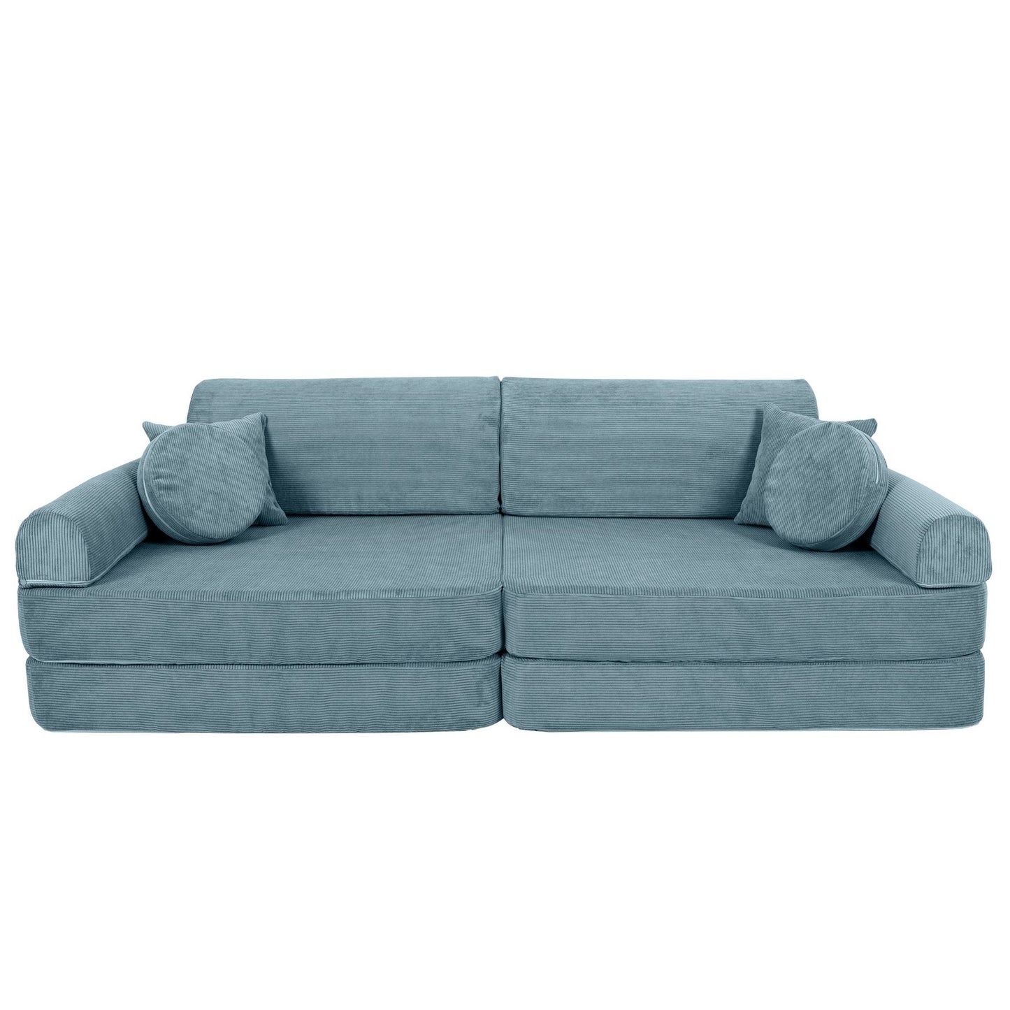 Large Modular Sofa for Kids - Slimcord Corduroy Turquise