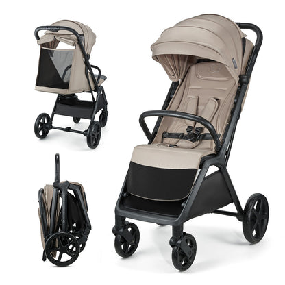 Vežimėlis KINDERKRAFT LOOM, smėlio (linen beige)