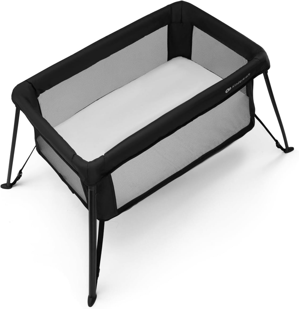 Kelioninė lovytė–maniežas KINDERKRAFT CAMI 3 in 1, juoda