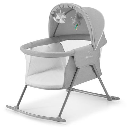 Lovytė–lopšys KINDERKRAFT LOVI 3 in 1, pilka