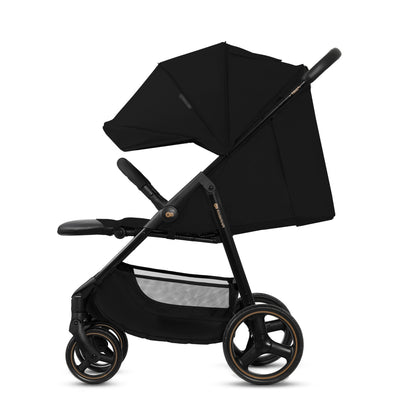 Vežimėlis KINDERKRAFT TRIG 3, juodas (onyx black)