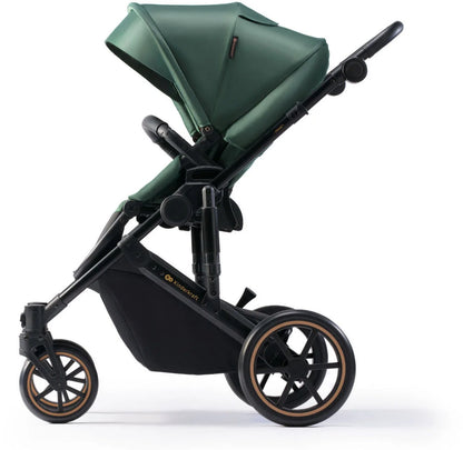 Vežimėlis KINDERKRAFT PRIME 2, tamsiai žalias (dark green)