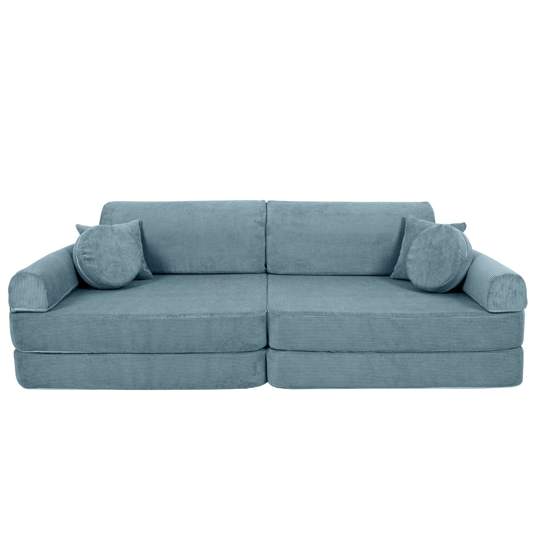 Large Modular Sofa for Kids - Slimcord Corduroy Turquise