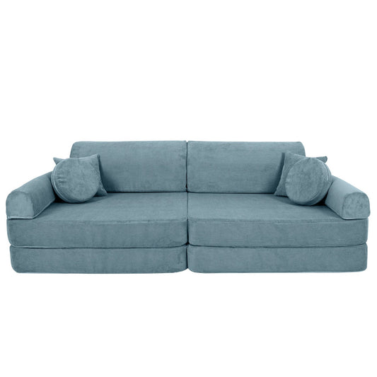 Large Modular Sofa for Kids - Slimcord Corduroy Turquise